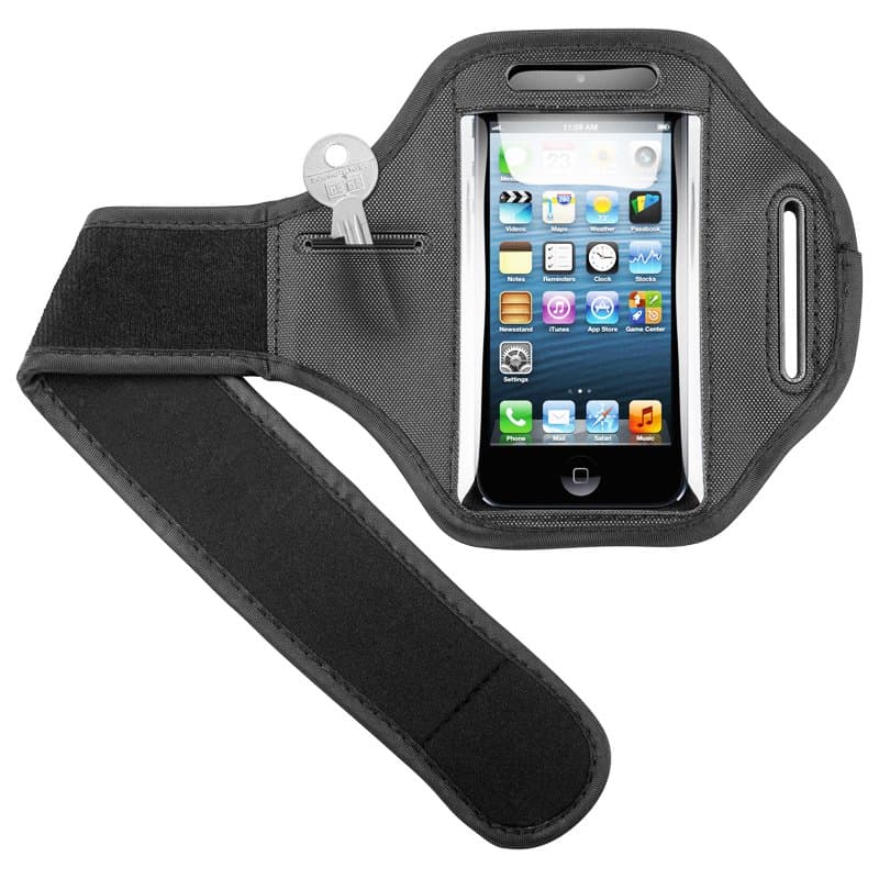 Sac de sport adapté à votre Apple iPhone 5, 5C, 5S avec sangle velcro pour le jogging et le fitness