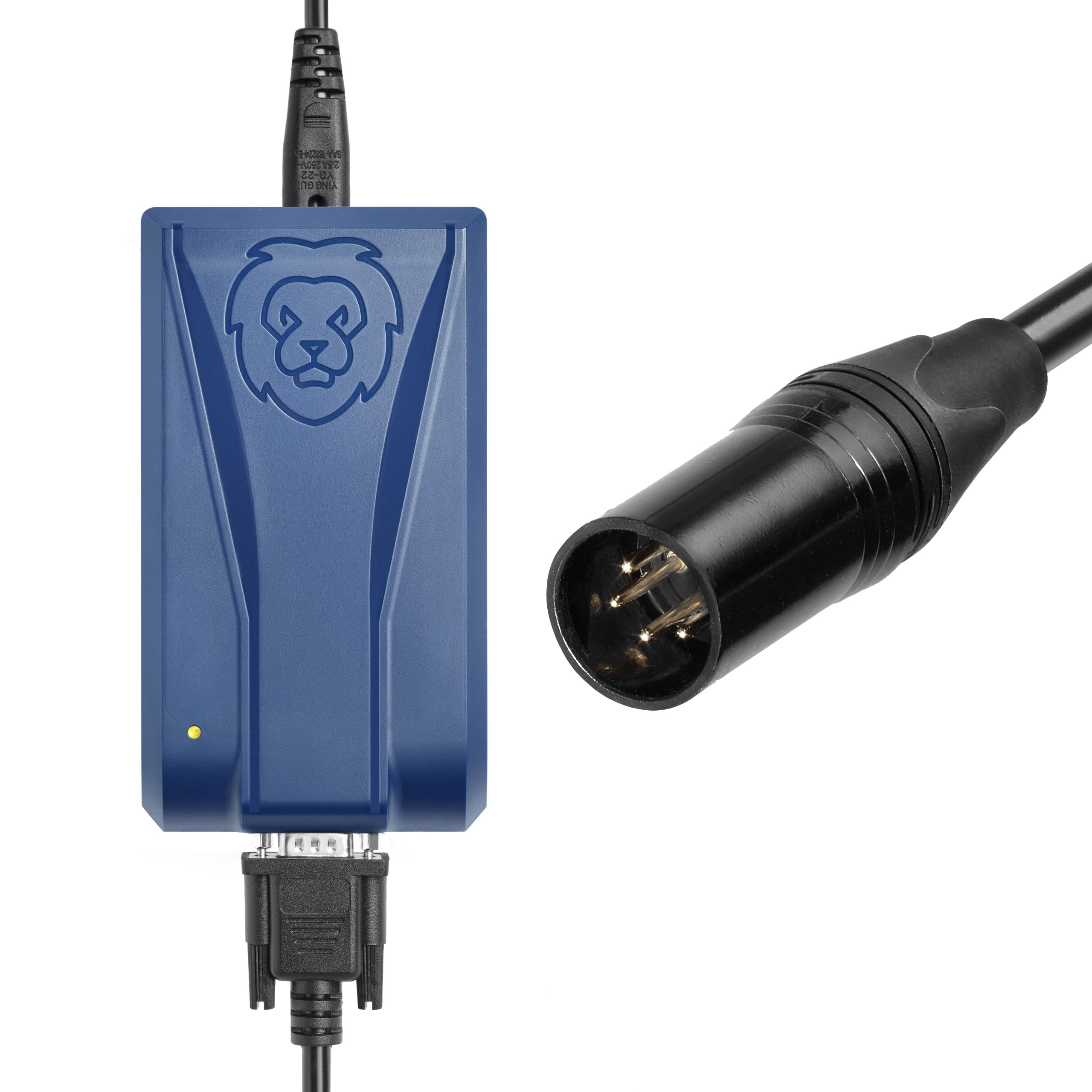Chargeur de voyage ONgineer LiON one4all pour vélos électriques et scooters électriques 36 V avec prise XLR 4 broches et sac de transport, version UE