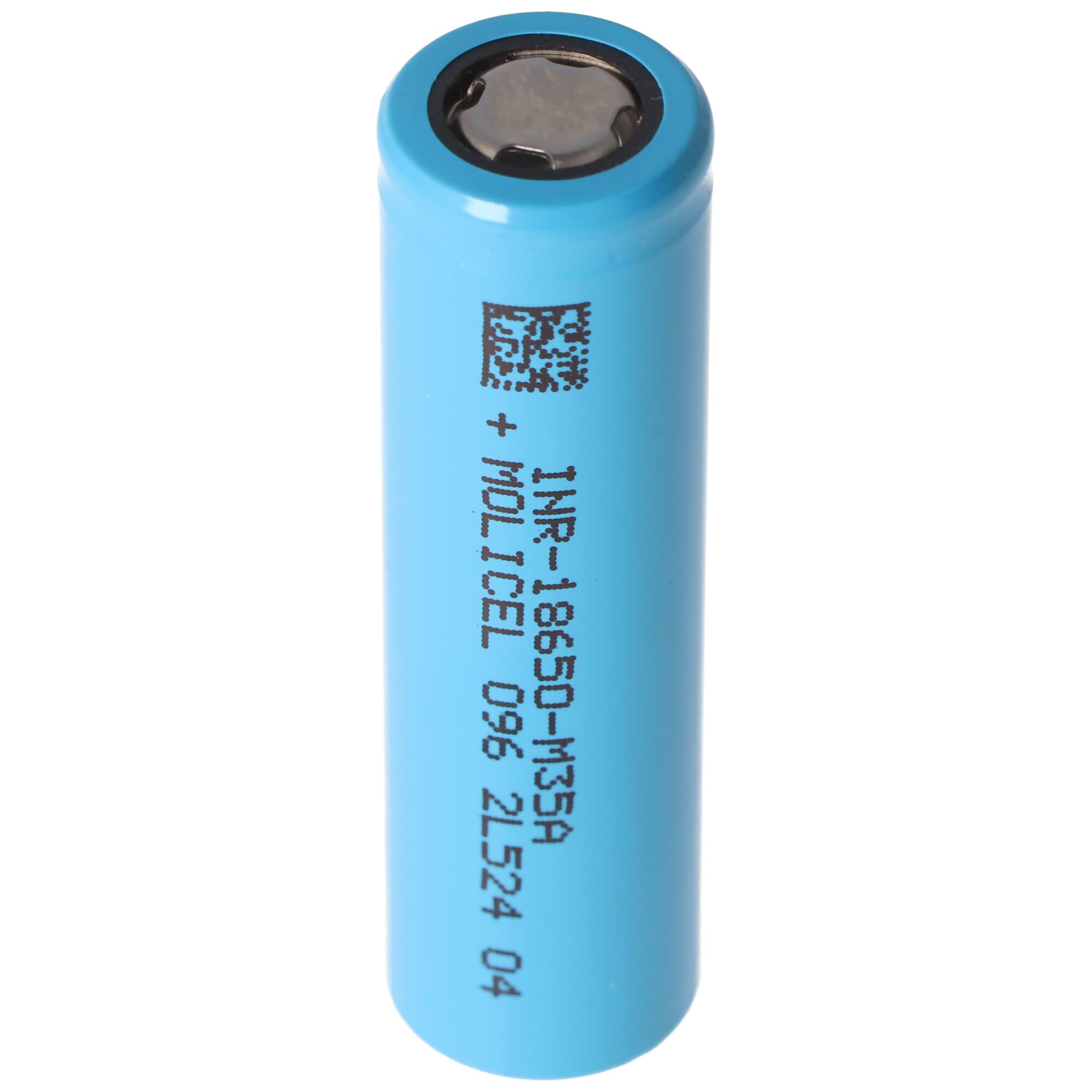 Batterie Li-ion Molicel INR18650-M35A 3500mAh 10A, 3.6V - 3.7V non protégée, dessus plat, dimensions 65x18.45mm
