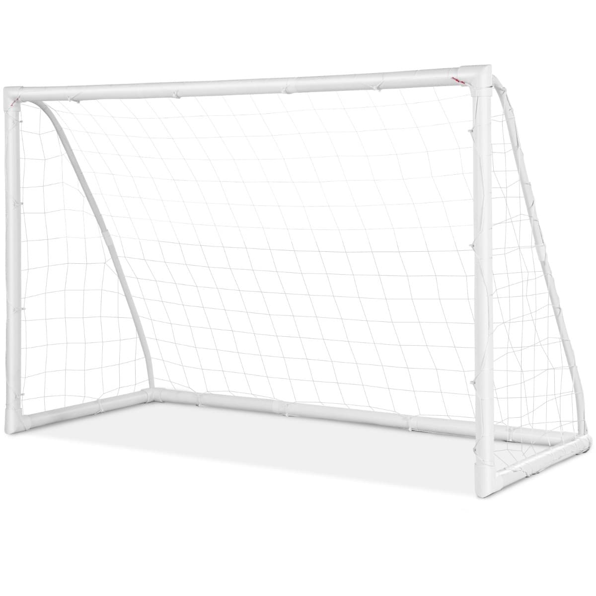 CostwayBut De Foot Enfant Exterieur 183 X 80 X 118,5 cm But de Football PVC pour Le Jardin/Entraînement installation rapide