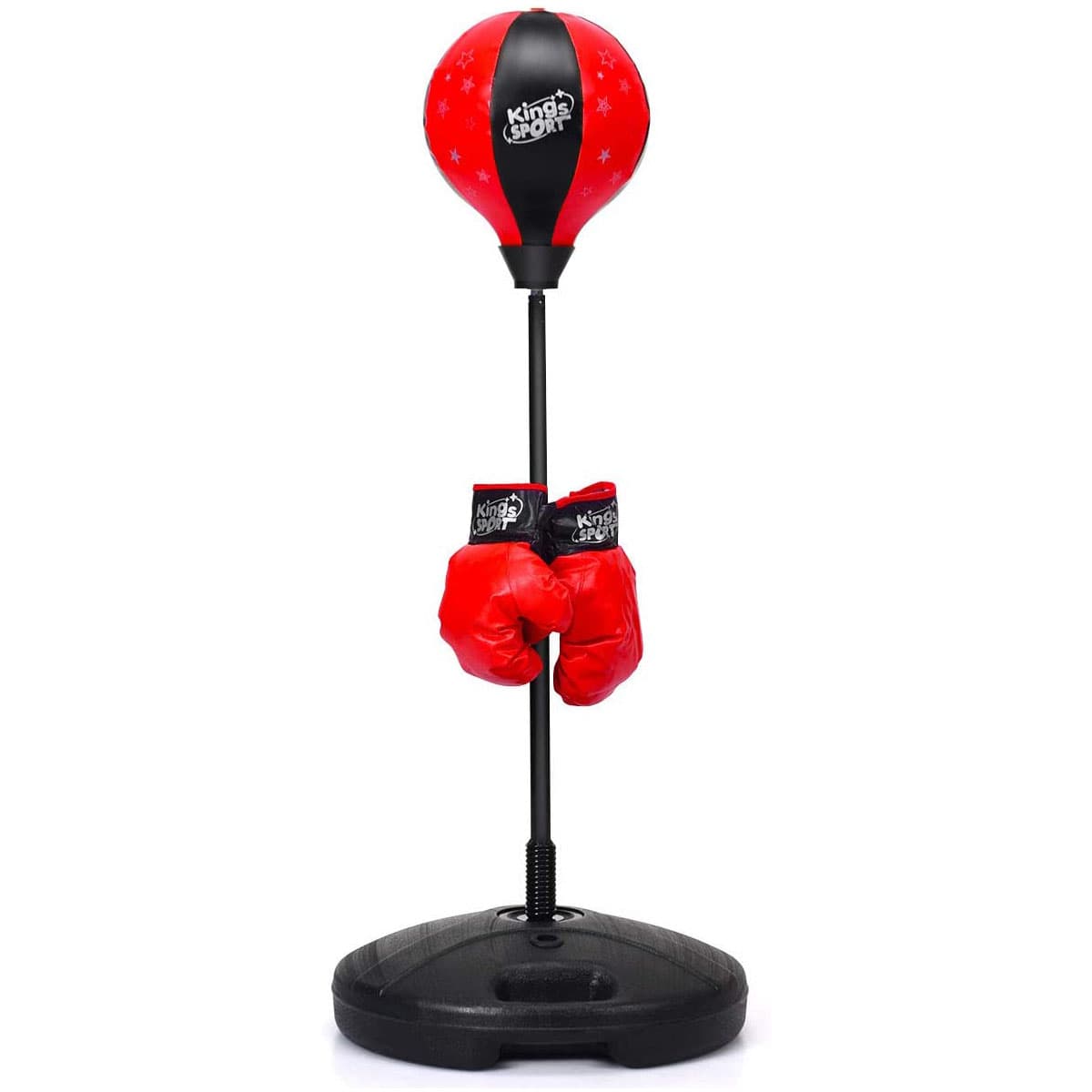 CostwayPunching Ball sur Pied pour Enfant pour Enfants Âgés de 5 Ans Réglable en Hauteur 81-125CM