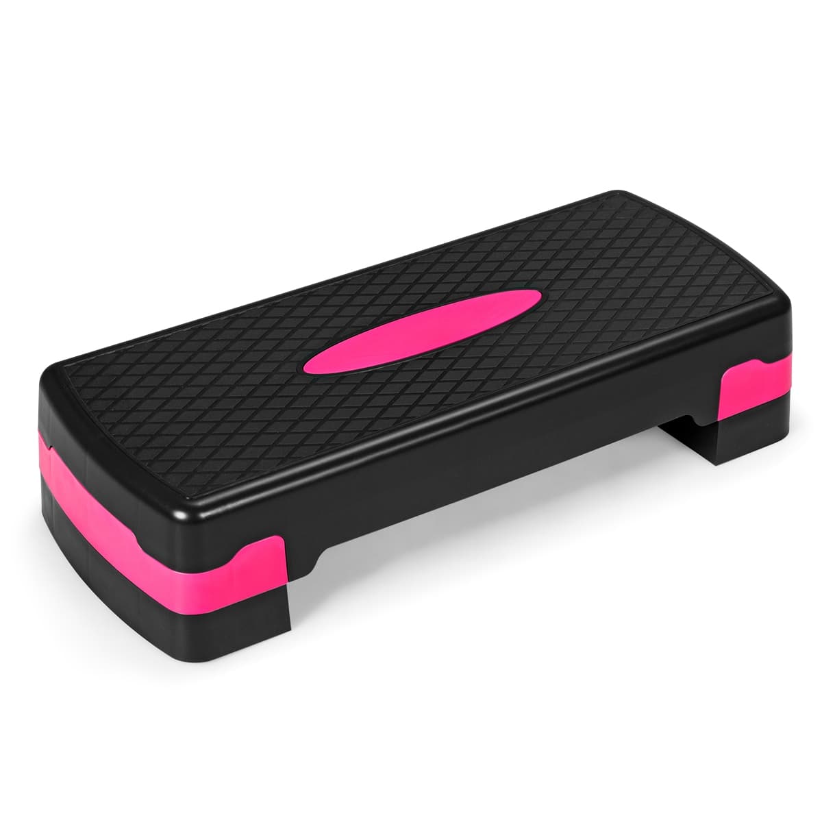 CostwayStepper Aérobic à Hauteur Réglable 2 Niveaux 10/15CM Capacité de poids 250KG en PP Noir